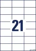 Etikett, univerzális, 70x42,3 mm, AVERY ZWECKFORM, 210 etikett/csomag