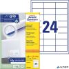 Etikett, univerzális, 64,6x33,8 mm, AVERY ZWECKFORM, 5280 etikett/csomag