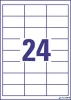 Etikett, univerzális, 64,6x33,8 mm, AVERY ZWECKFORM, 2400 etikett/csomag