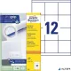 Etikett, univerzális, 70x67,7 mm, AVERY ZWECKFORM, 1200 etikett/csomag