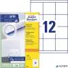 Etikett, univerzális, 70x67,7 mm, AVERY ZWECKFORM, 1200 etikett/csomag