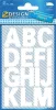 Matrica, betűk, A-Z, AVERY ZWECKFORM, fehér, 28 matrica/csomag