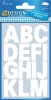 Matrica, betűk, A-Z, AVERY ZWECKFORM, fehér, 28 matrica/csomag