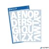 Matrica, betűk, A-Z, AVERY ZWECKFORM, fehér, 28 matrica/csomag