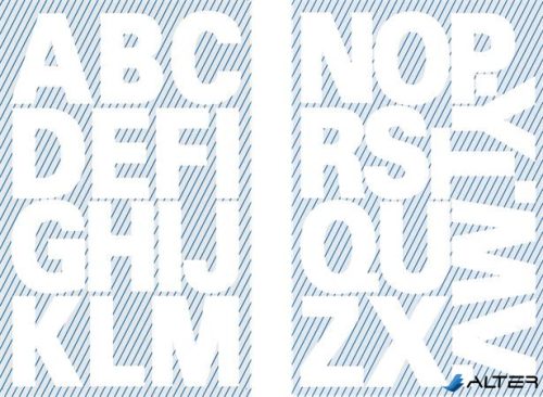 Matrica, betűk, A-Z, AVERY ZWECKFORM, fehér, 28 matrica/csomag