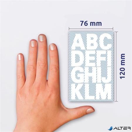 Matrica, betűk, A-Z, AVERY ZWECKFORM, fehér, 28 matrica/csomag