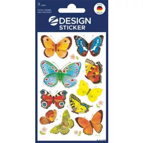   Matrica, papír, 3 ív, 76x120 mm, AVERY ZWECKFORM, "Z-Design No.4462", lepkék