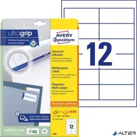   Etikett, univerzális, 97x42,3 mm, AVERY ZWECKFORM, 360 etikett/csomag