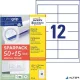 Etikett, univerzális, 97x42,3 mm, AVERY ZWECKFORM, "Sparpack", 780 etikett/csomag