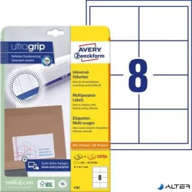   Etikett, univerzális, 97x67,7 mm, AVERY ZWECKFORM, 240 etikett/csomag