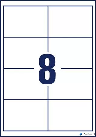 Etikett, univerzális, 97x67,7 mm, AVERY ZWECKFORM, 240 etikett/csomag