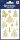 Matrica, papír, 1 ív, 76x120 mm, AVERY ZWECKFORM, "Z-Design No.52273", arany fenyőfák
