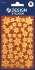 Matrica, 2 ív, 76x120 mm, AVERY ZWECKFORM, "Z-Design No.52806", arany csillagok