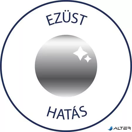 Matrica,  2 ív, 76x120 mm, AVERY ZWECKFORM, "Z-Design No.52812", ezüst csillagok