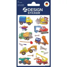   Matrica, papír, 2 ív, 76x120 mm, AVERY ZWECKFORM, 'Z-Design No.53209', munkagépek