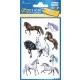 Matrica, papír, 3 ív, 76x120 mm, AVERY ZWECKFORM, 'Z-Design No.53692',  rajzolt lovak