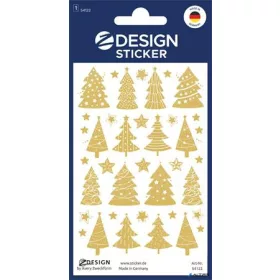  Matrica, 1 ív, 76x120 mm, AVERY ZWECKFORM, 'Z-Design No.54122', karácsonyfa
