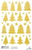Matrica, 1 ív, 76x120 mm, AVERY ZWECKFORM, 'Z-Design No.54122', karácsonyfa
