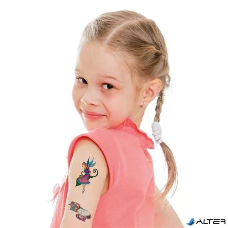 Matrica, tetoválás, 1 ív, 76x120 mm, AVERY ZWECKFORM, 'Z-Design No.56390',  tündérek