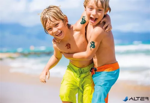 Matrica, tetoválás, 1 ív, 76x120 mm, AVERY ZWECKFORM, 'Z-Design No.56404', sárkányok