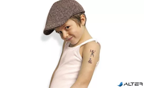 Matrica, tetoválás, 1 ív, 76x120 mm, AVERY ZWECKFORM, 'Z-Design No.56739', lovagok