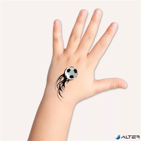 Matrica, tetoválás, 1 ív, 76x120 mm, AVERY ZWECKFORM, 'Z-Design No.56740', focilabda