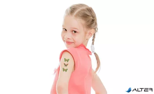 Matrica, tetoválás, 1 ív, 76x120 mm, AVERY ZWECKFORM, 'Z-Design No.56742', pillangók