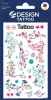 Matrica, tetoválás, 1 ív, 76x120 mm, AVERY ZWECKFORM, 'Z-Design No.56749', ornamentika