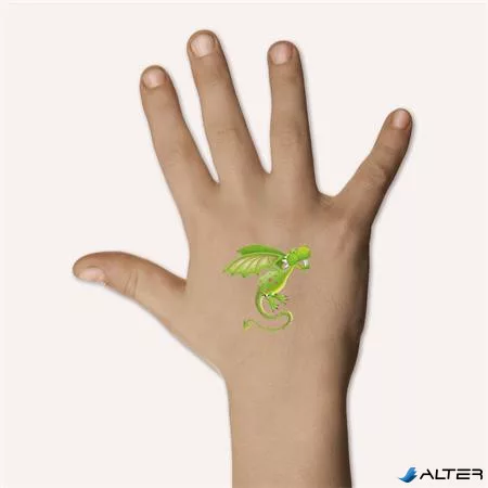 Matrica, tetoválás, 1 ív, 76x120 mm, AVERY ZWECKFORM, 'Z-Design No.56751', sárkányok