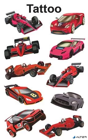 Matrica, tetoválás, 1 ív, 76x120 mm, AVERY ZWECKFORM, 'Z-Design No.56764', verseny