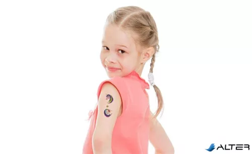 Matrica, tetoválás, 1 ív, 76x120 mm, AVERY ZWECKFORM, 'Z-Design No.56767',  unikornisok