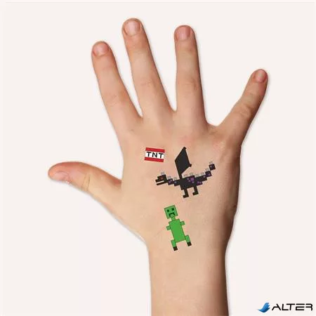 Matrica, tetoválás, 1 ív, 76x120 mm, AVERY ZWECKFORM, 'Z-Design No.56771',  Pixel formák