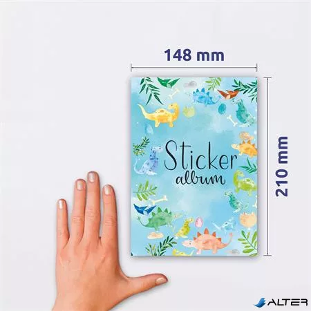 Matricagyűjtő album, A5, AVERY ZWECKFORM, dinoszaurusz