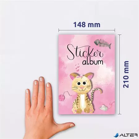 Matricagyűjtő album, A5, AVERY ZWECKFORM, cica