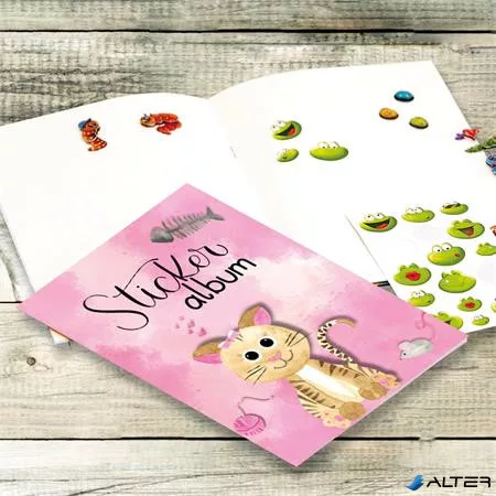 Matricagyűjtő album, A5, AVERY ZWECKFORM, cica