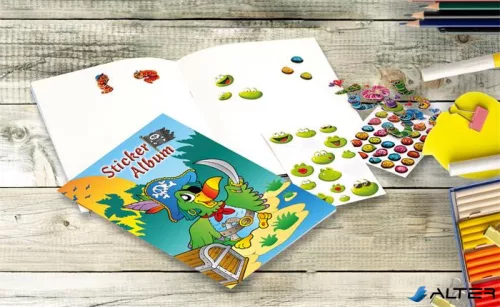 Matricagyűjtő album, A5, AVERY ZWECKFORM, papagáj