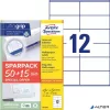 Etikett, univerzális, 105x48 mm, AVERY ZWECKFORM, "Sparpack", 780 etikett/csomag