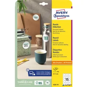   Etikett, univerzális, 51mm, kör, AVERY ZWECKFORM, 150 etikett/csomag
