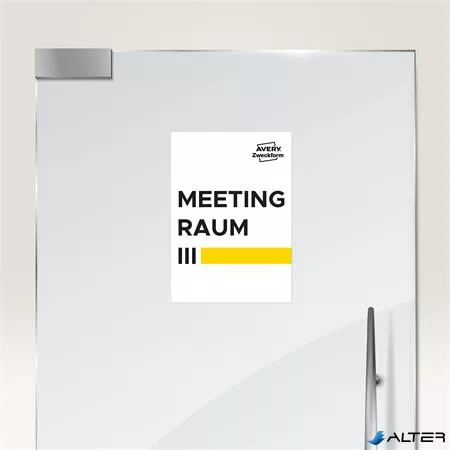 Etikett, univerzális, 210x297 mm, AVERY ZWECKFORM, 'Sparpack', 65 etikett/csomag