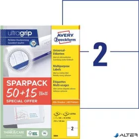   Etikett, univerzális, 210x148 mm, AVERY ZWECKFORM, "Sparpack", 130 etikett/csomag