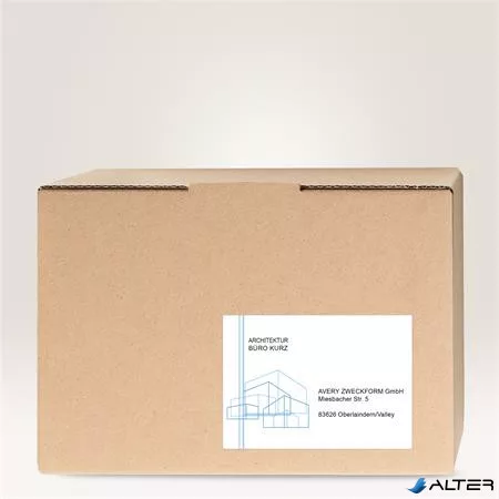 Etikett, univerzális, 210x148 mm, AVERY ZWECKFORM, 'Sparpack', 130 etikett/csomag