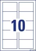 Névjegykártya, 85x54 mm, 185 g, mikroperforált, AVERY ZWECKFORM, 100 db/csomag
