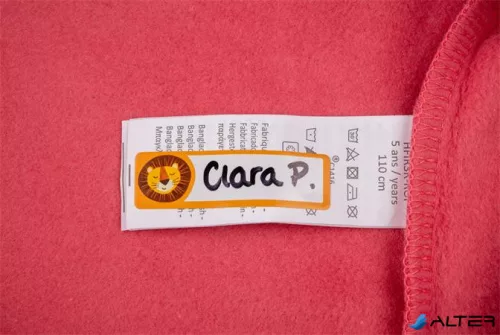 Ruhacímke, műanyag, iskolai, 45x13 mm, kézzel írható, AVERY ZWECKFORM, állatos, 36 címke/csomag