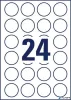 Etikett, univerzális, 40 mm, kör, AVERY ZWECKFORM, 2400 etikett/csomag