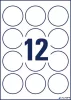 Etikett, univerzális, 60 mm, kör, AVERY ZWECKFORM, 120 etikett/csomag