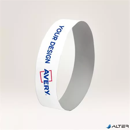 Karszalag, nyomtatható, 265x18 mm, AVERY ZWECKFORM, fehér