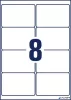 Etikett, 99,1x67,7 mm, poliészter, időjárásálló, AVERY ZWECKFORM, fehér, 160 etikett/csomag