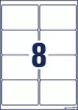 Etikett, 99,1x67,7 mm, poliészter, időjárásálló, AVERY ZWECKFORM, fehér, 160 etikett/csomag