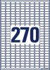 Etikett, univerzális, eltávolítható, 17,8x10 mm, AVERY ZWECKFORM, 8100 etikett/csomag