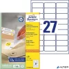 Etikett, univerzális, eltávolítható, 63,5x29,6 mm, AVERY ZWECKFORM, 2700 etikett/csomag